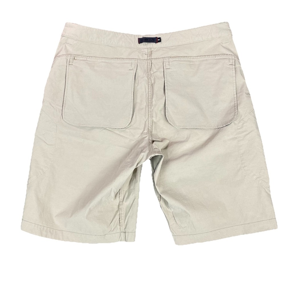 Gramicci Live Free Shorts Mens 38 Beige Nylon Hiking Gorpcore Outdoor Utility - Picture 3 of 16